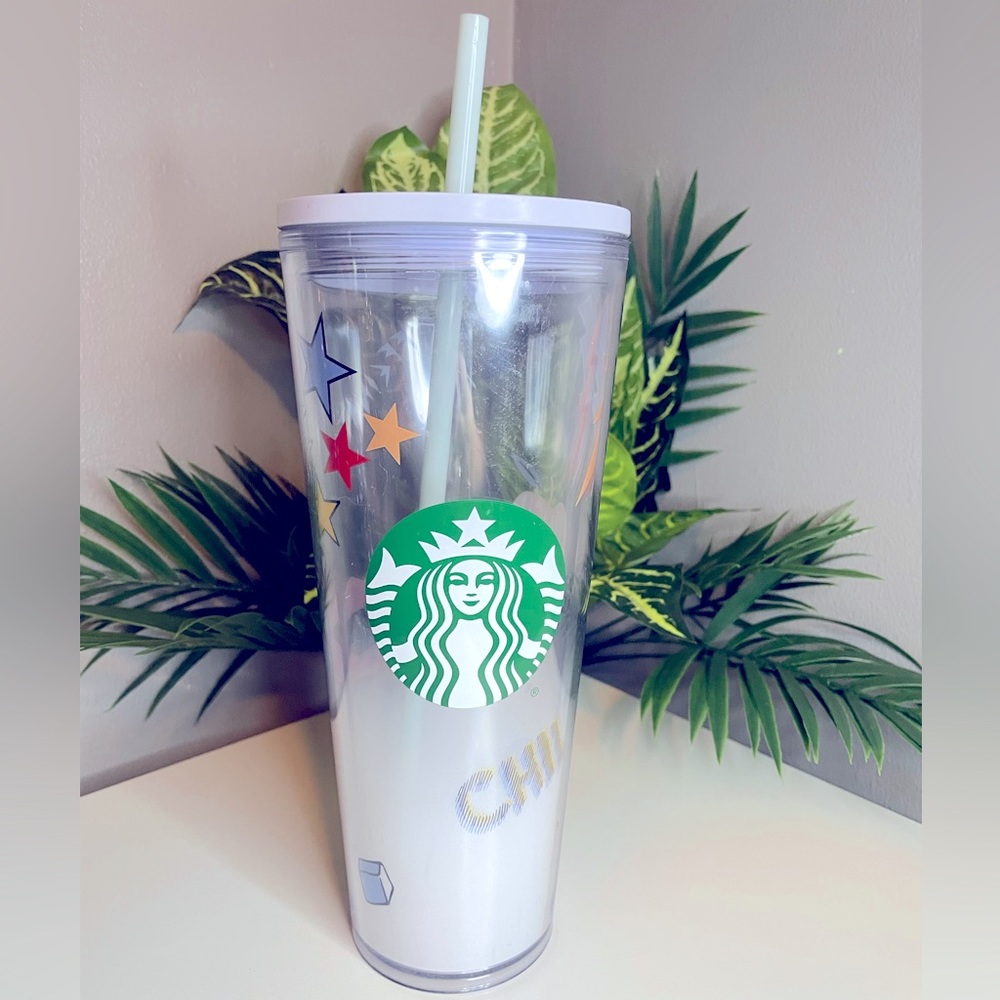 NWT⭐️ Starbucks Retro Summer Graffiti Back to School Venti Cold Cup Tumbler RARE